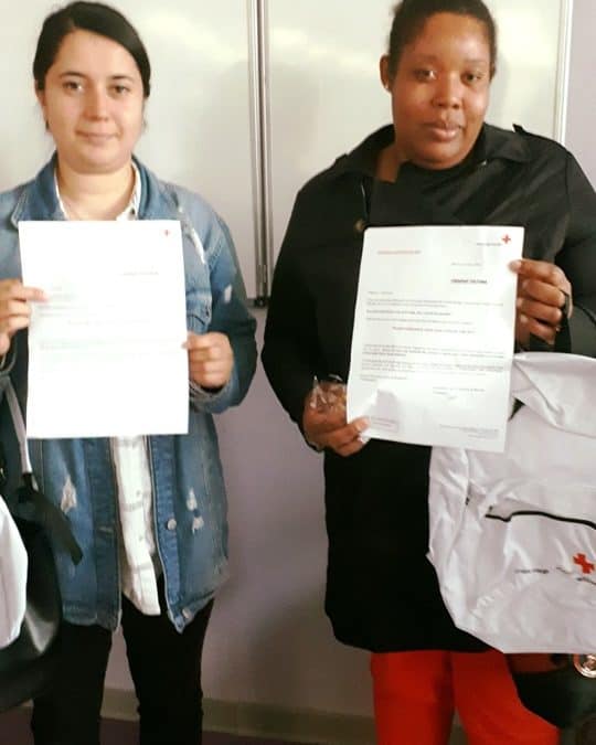 Participation des stagiaires de l’E2C à la quête nationale de la Croix Rouge