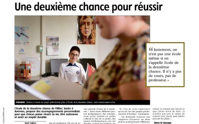 Une 2ème chance pour réussir- article de “La Montagne”